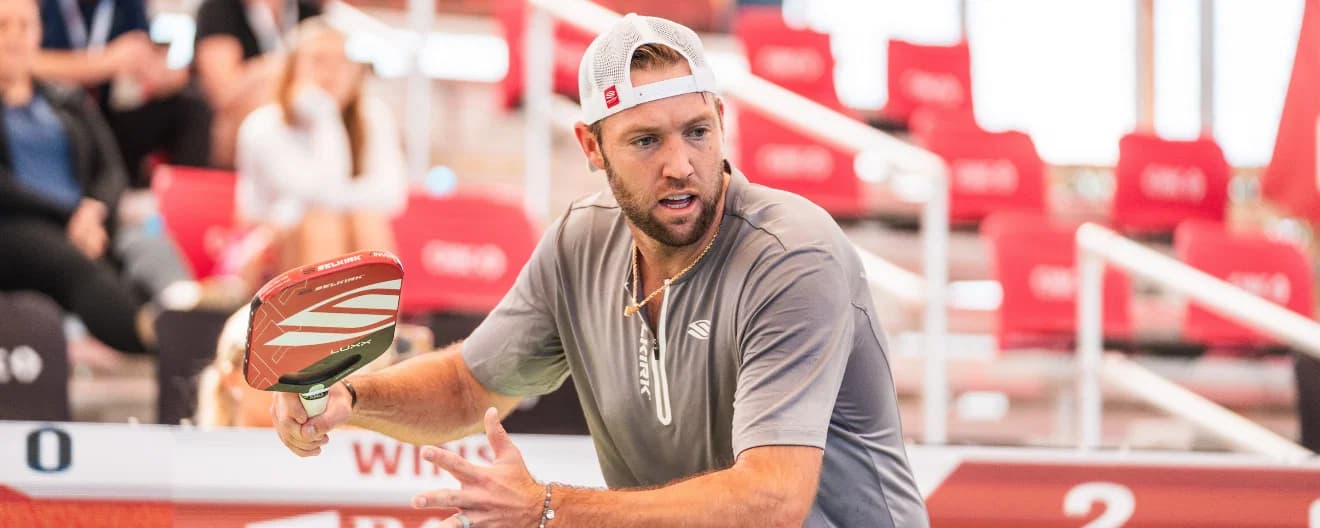 Jack Sock competing at the PPA Mesa Arizona Cup.