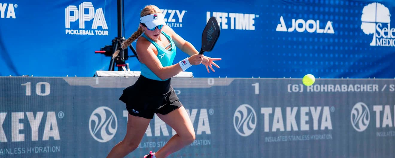 Anna Leigh Waters competing in Southern California.