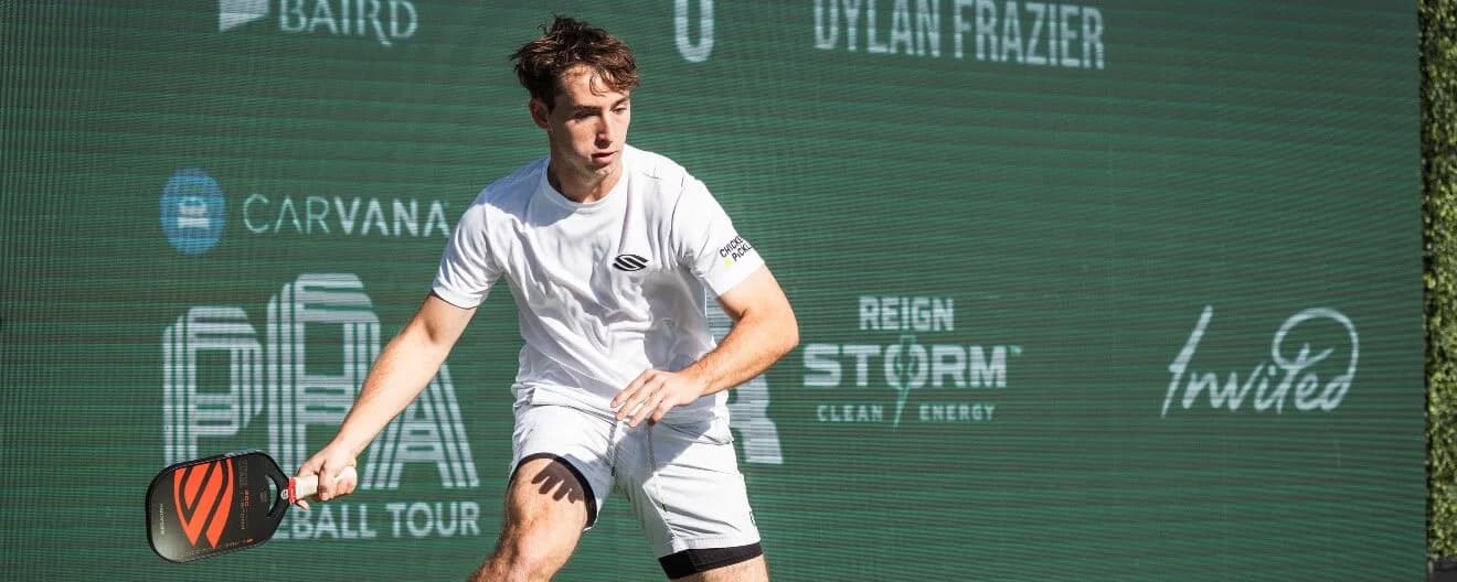 Dylan Frazier competing at The Masters on Friday.