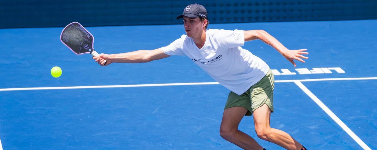 Tom Evans competing at the Select Medical Orange County Cup.