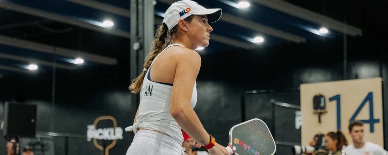 Kaitlyn Christian competing for the AZ Drive in Major League Pickleball.