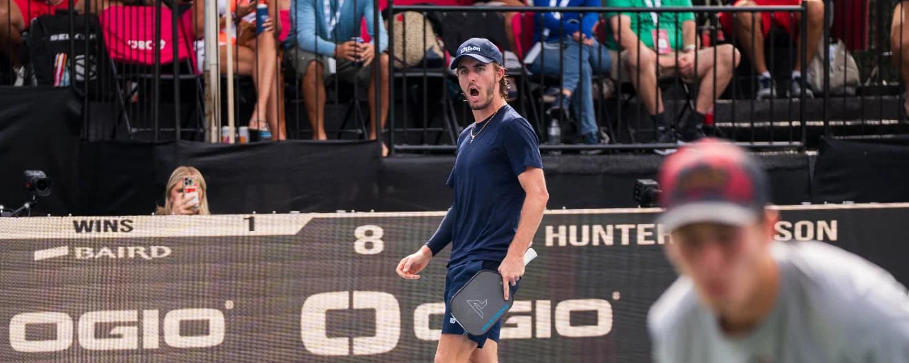 No. 10 Hunter Johnson defeated No. 3 Connor Garnett to secure a spot in the semis.