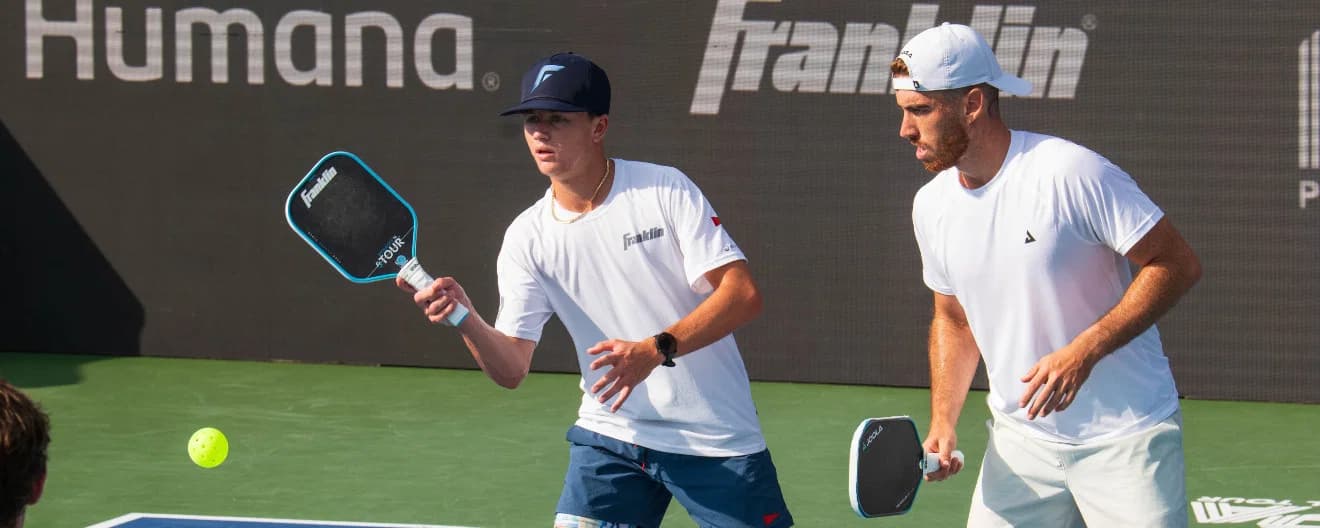 Hayden Patriquin and Federico Staksrud competing at the Stratusphere Gin Virginia Beach Cup.
