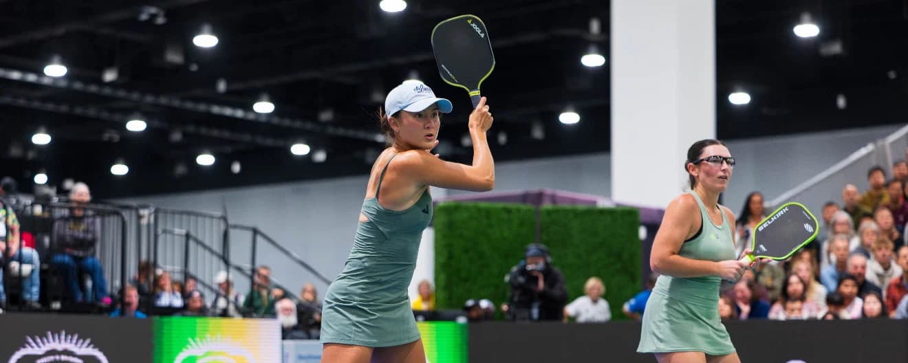 Anna Bright and Rachel Rohrabacher competing at the Veolia Milwaukee Open presented by Miller Lite.