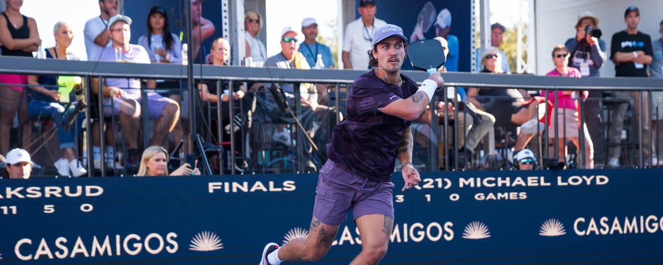Michael Loyd competing at the Lapiplasty Pickleball World Championships.